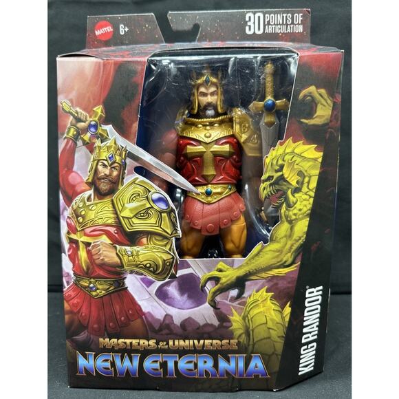 MOTU Masters of The Universe Masterverse New Eternia King Randor Action Figure - Picture 1 of 8